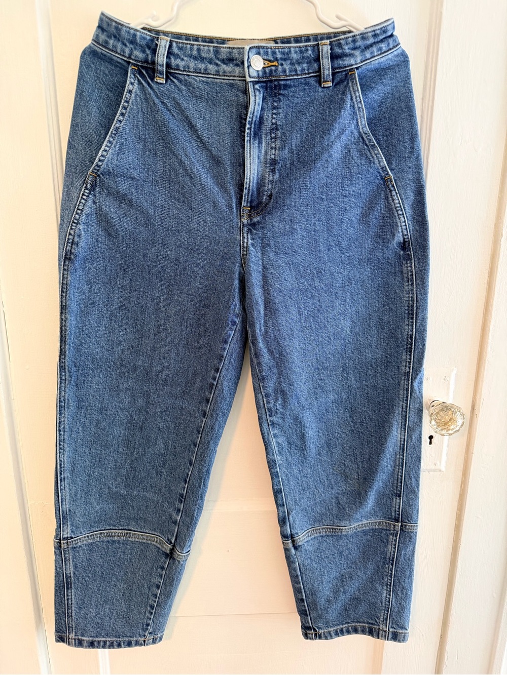 Everlane Mid-Rise Cropped Blue Denim Jeans